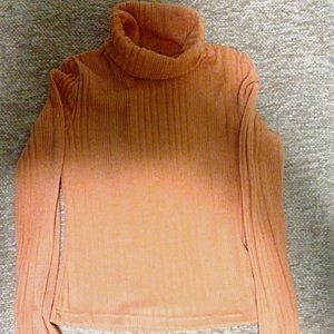 Orange/coral turtle neck sweater
